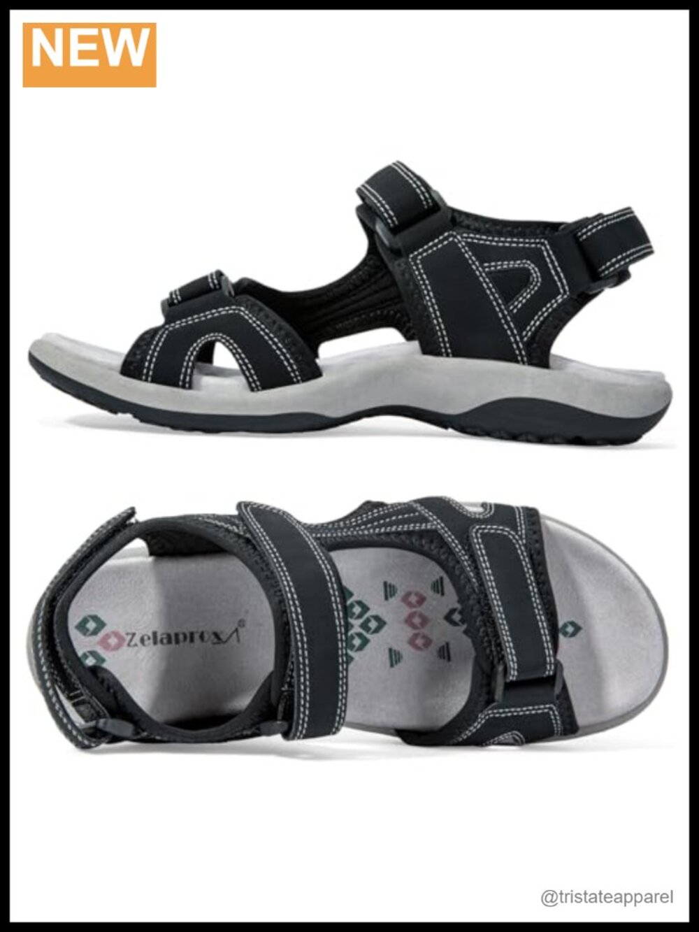 Women's Comfortable Walking Sandals with Arch Support, Hiking Sandals, Athletic